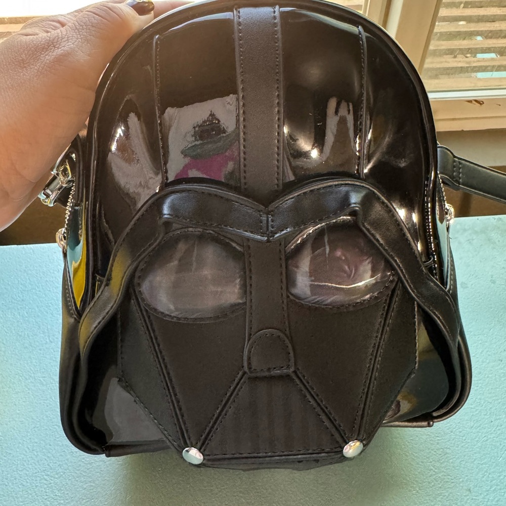 Black Darth Vader loungefly crossbody